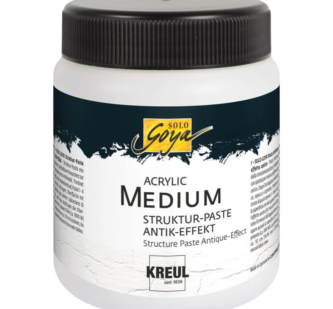 Acrylic Medium Struktur-Paste Antik-Effekt