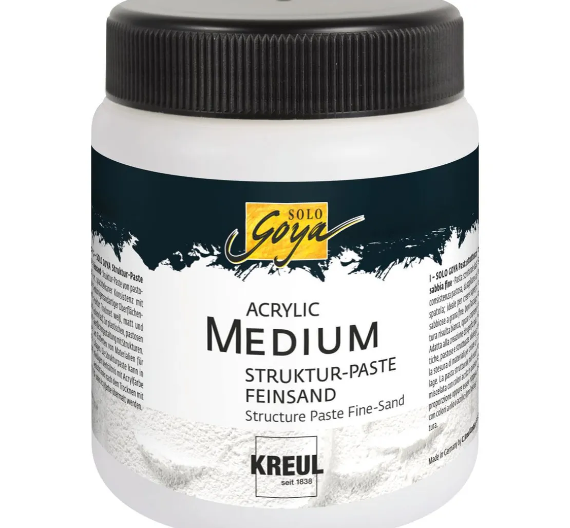Acrylic Medium Struktur-Paste Feinsand