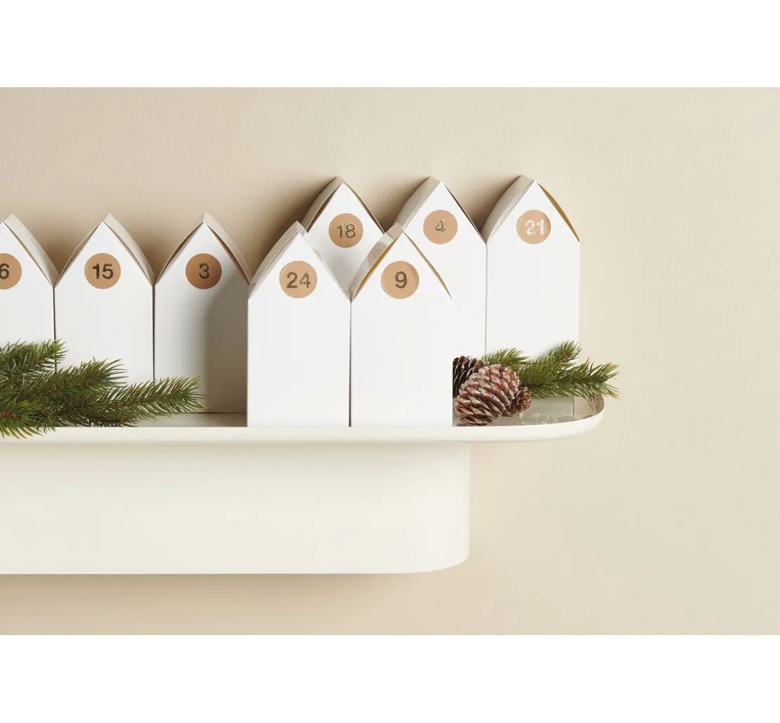 Adventskalender Papphäuser