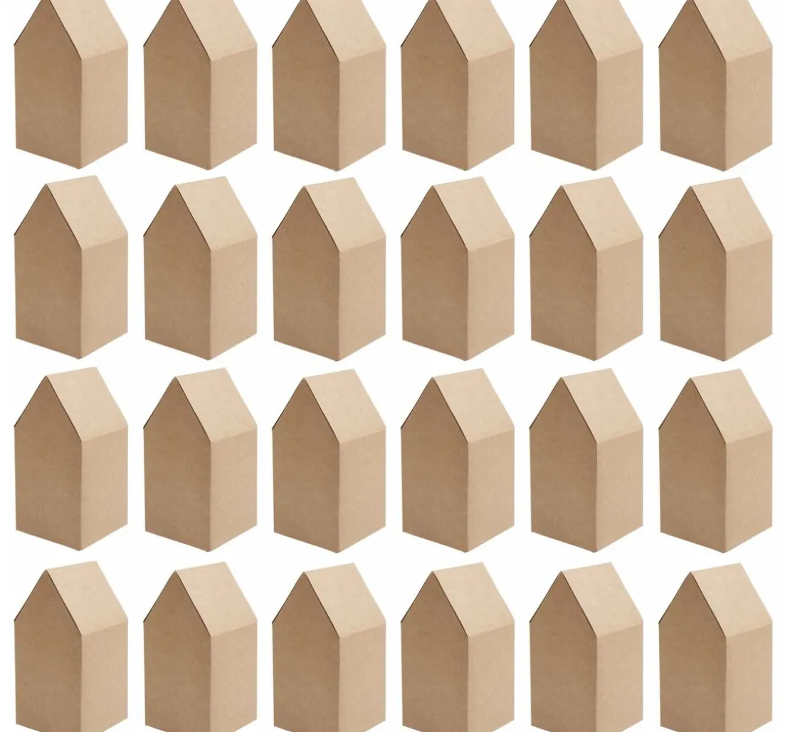 Adventskalender Papphäuser
