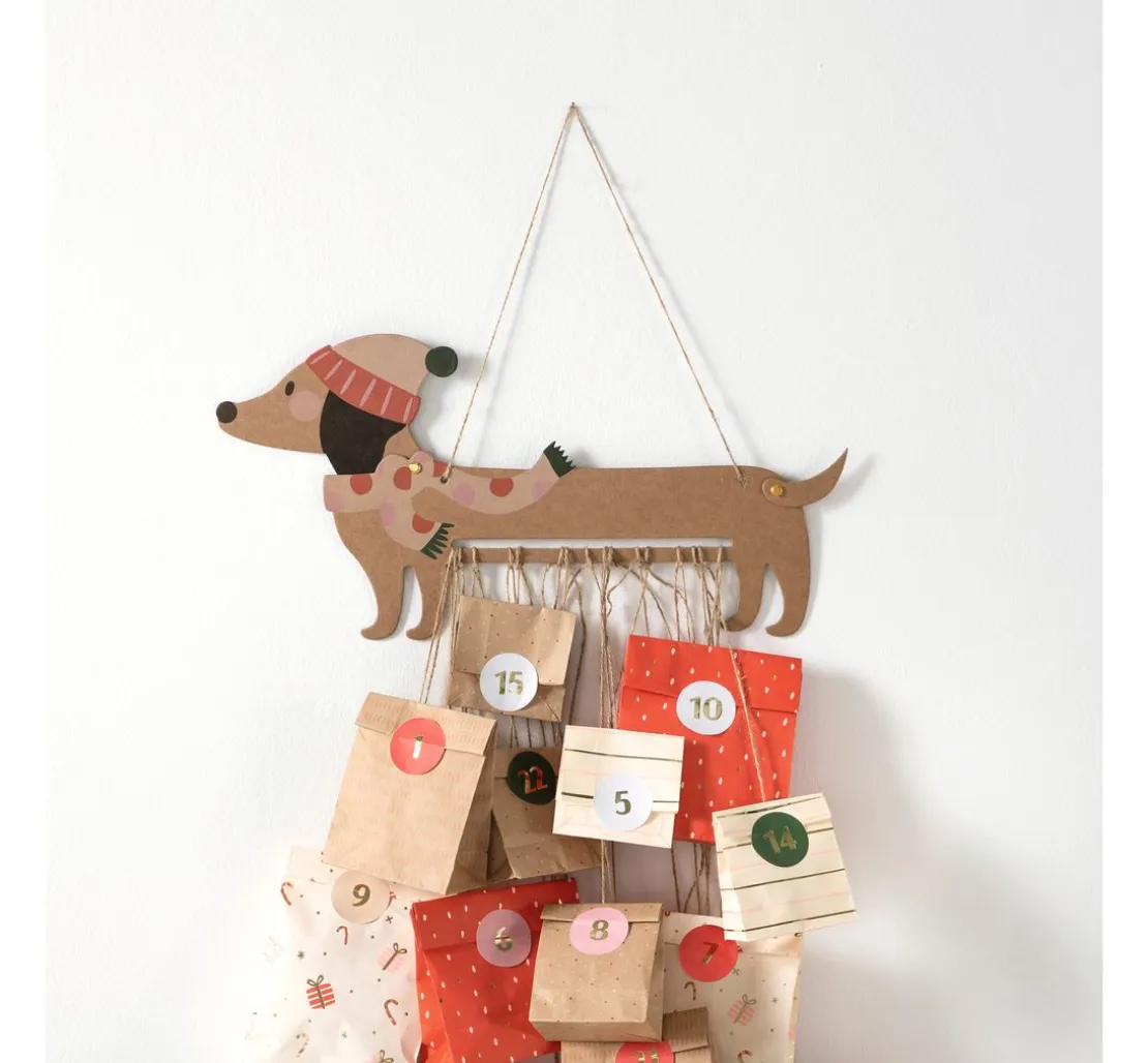 Adventskalender-Set "Weihnachtsdackel"
