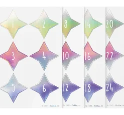 Adventskalendersticker "Sparks Iridescent"