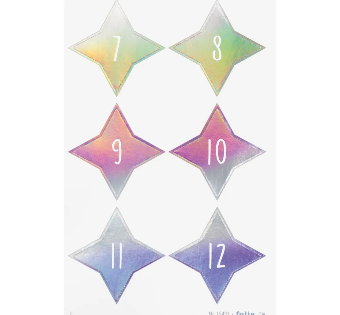 Adventskalendersticker "Sparks Iridescent"