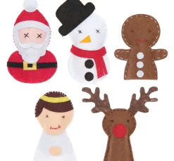 Bastelset Fingerpuppen "Weihnachten"