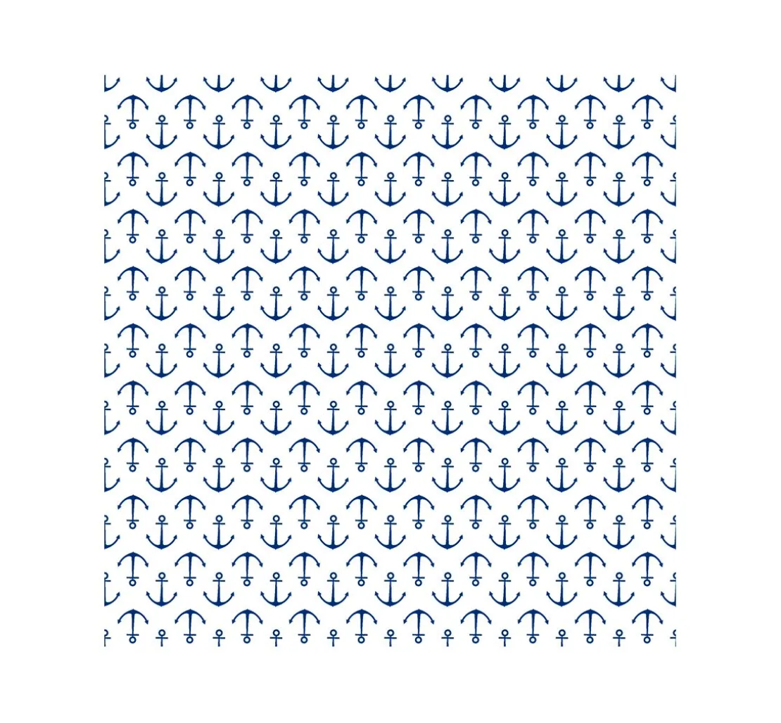 Baumwoll-Stoff "Anker-Blau"