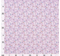 Baumwoll-Stoff "Clara Violet"