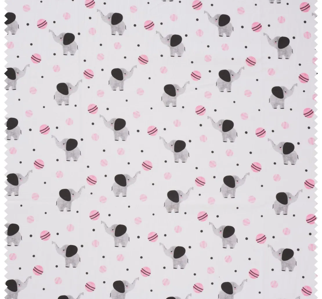 Baumwoll-Stoff "Elefant Lilo"