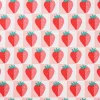 Baumwoll-Stoff "Erdbeeren"