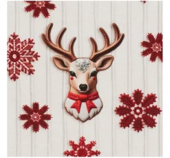 Baumwoll-Stoff "Nordic Reindeer"