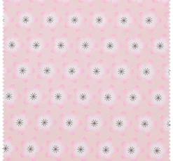 Baumwoll-Stoff Popeline "Sakura Blüten Rosé"