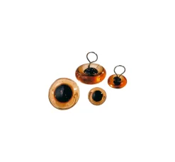 Bärenaugen, Ø 6 mm, braun