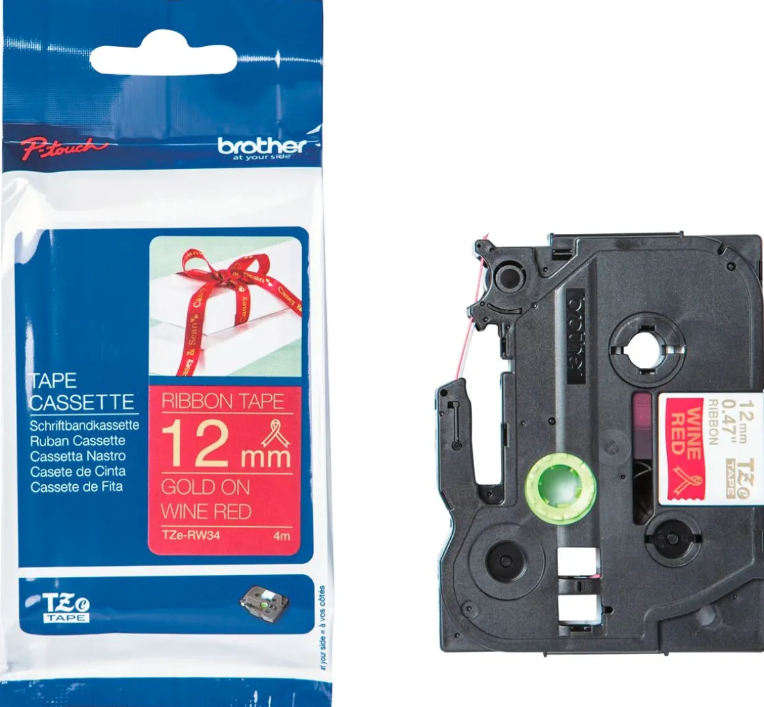 Brother P-touch Textil-Schriftband, 12 mm