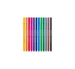 Bruynzeel Fineliner-Set, 12 Farben