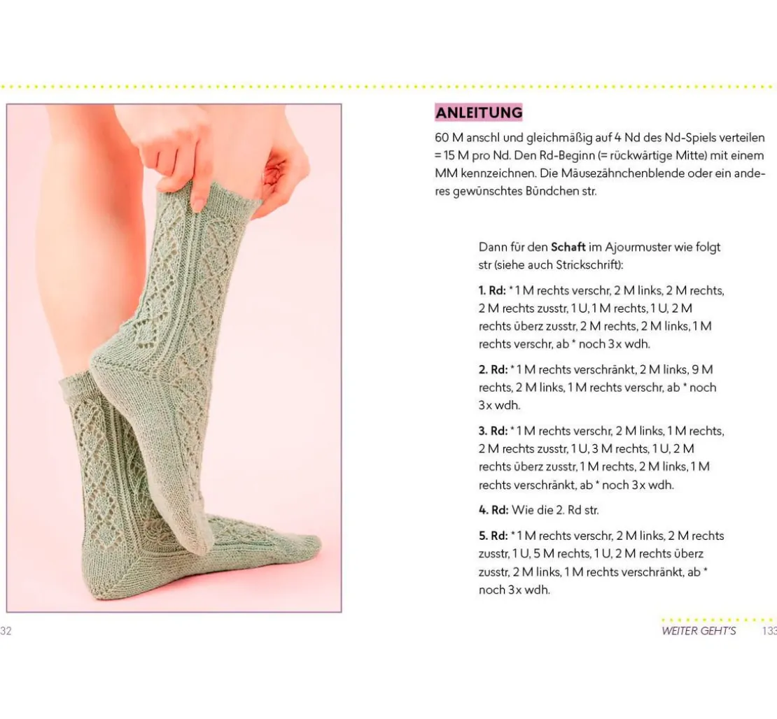 Buch "Auf die Socke, fertig, los! Die kleine Strickschule für unterwegs"
