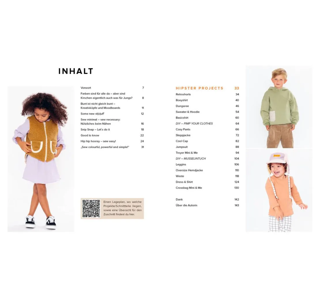 Buch "Little Hipster: Kinderkleidung nähen. Frech, wild, wunderbar!"