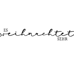 BUTTERER Stempel "Es weihnachtet sehr"