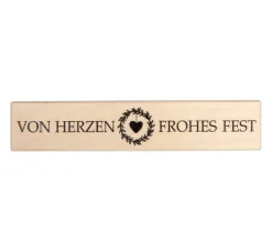 BUTTERER Stempel "Von Herzen frohes Fest"