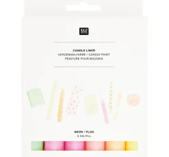 Candle Liner Set "Neon"