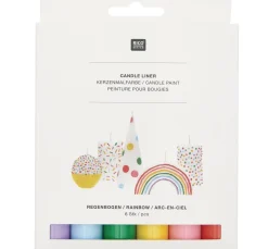 Candle Liner Set "Rainbow"