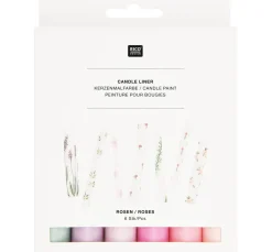 Candle Liner Set "Roses"