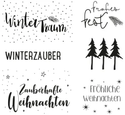 Clear Stamps "Weihnachtsgrüße"
