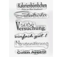 Clear Stempel-Set "Guten Appetit"