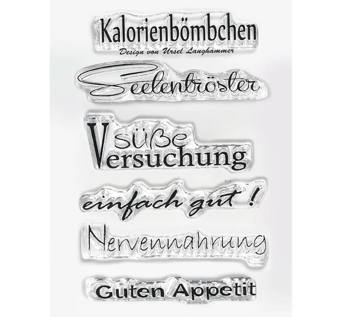 Clear Stempel-Set "Guten Appetit"