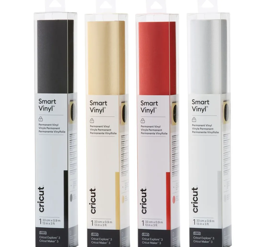 Cricut Selbstklebende Vinylfolie "Smart Vinyl - Permanent", 33 x 90 cm