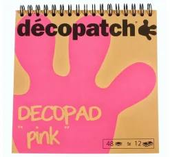 Décopatch Papierblock "Decopad Pink"