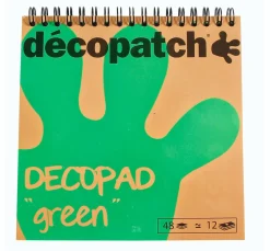 Décopatch Papierblock "Decopad Green"