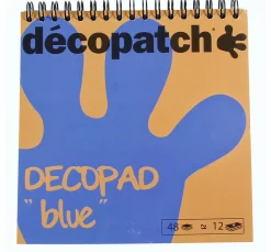Décopatch Papierblock "Decopad Blue"