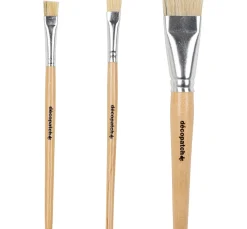 Décopatch Seiden-Borstenpinsel, 3-er Set