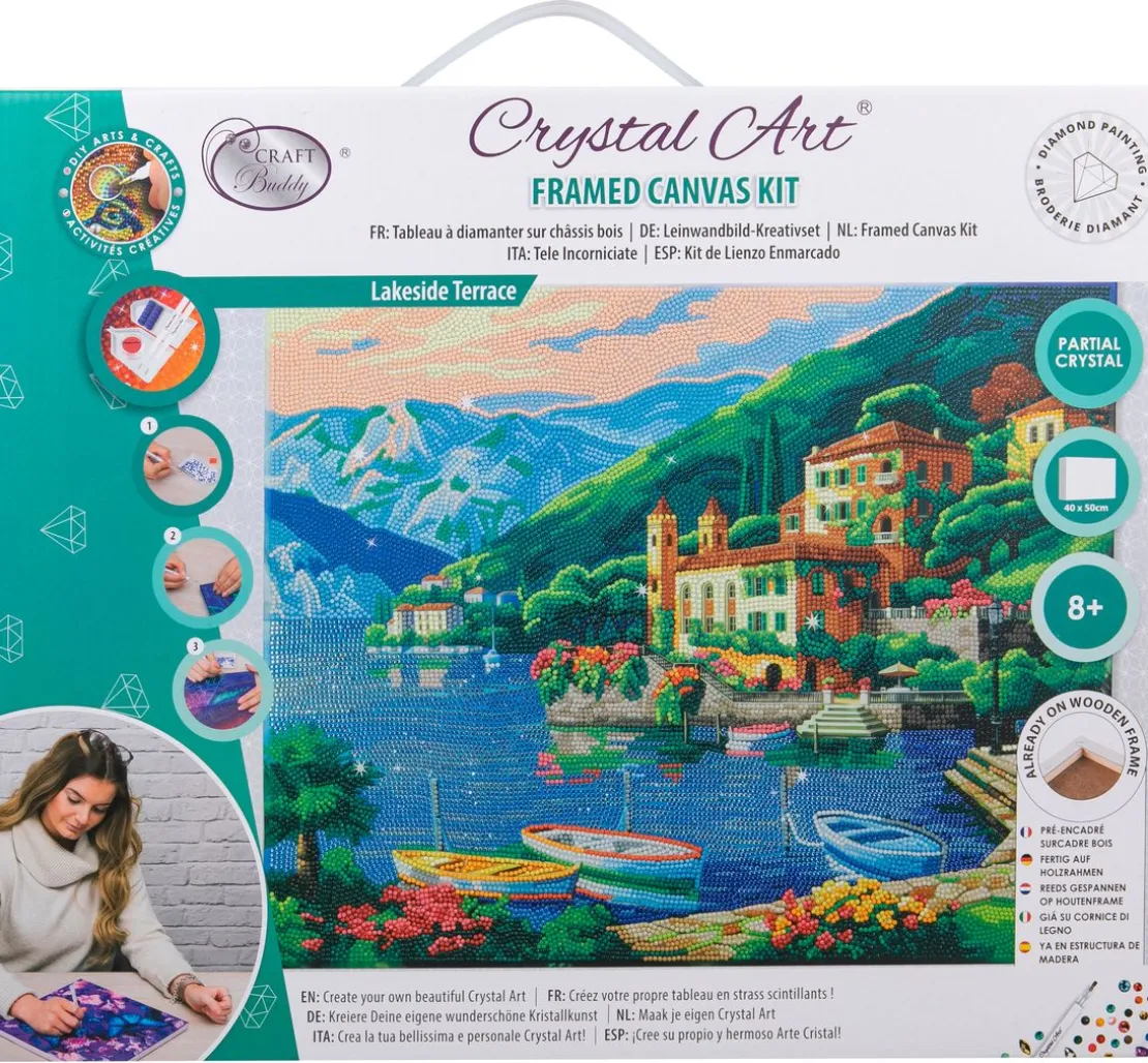 Diamond Painting "Crystal Art Kit", 40 x 50 cm