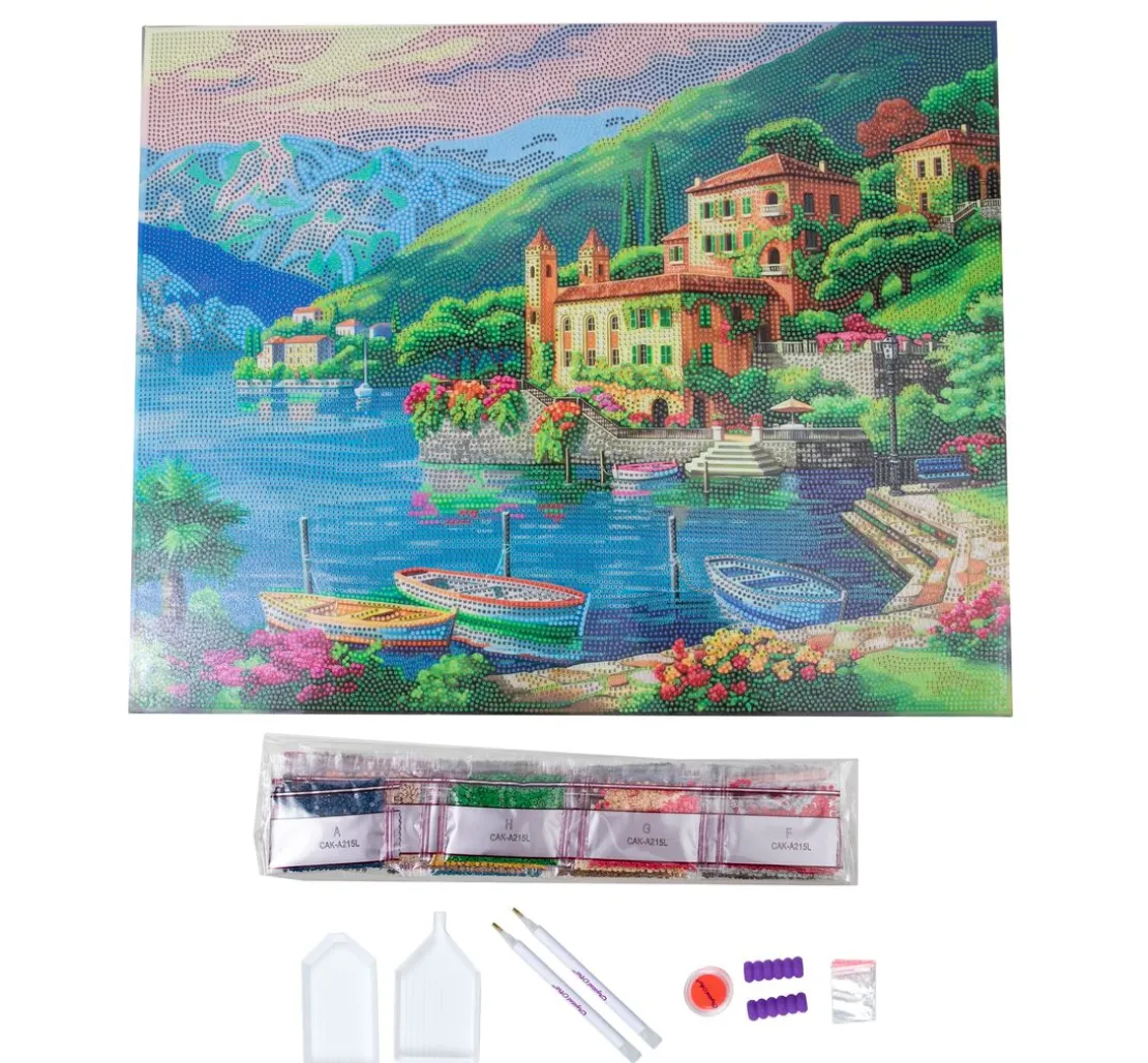 Diamond Painting "Crystal Art Kit", 40 x 50 cm