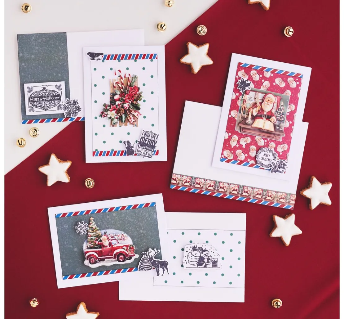 3D-Stanzbogenbuch "Christmas Baubles"