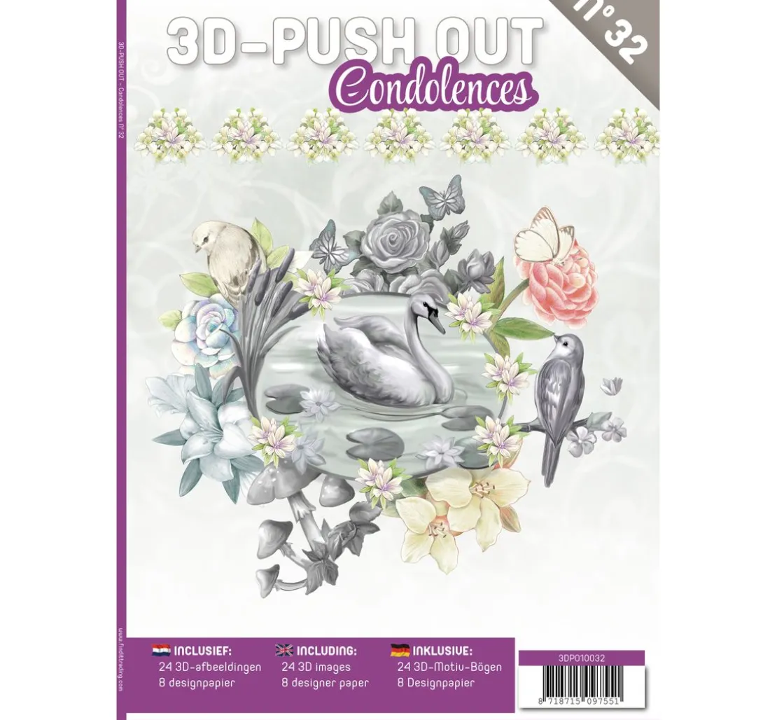 3D-Stanzbogenbuch "Condolences"