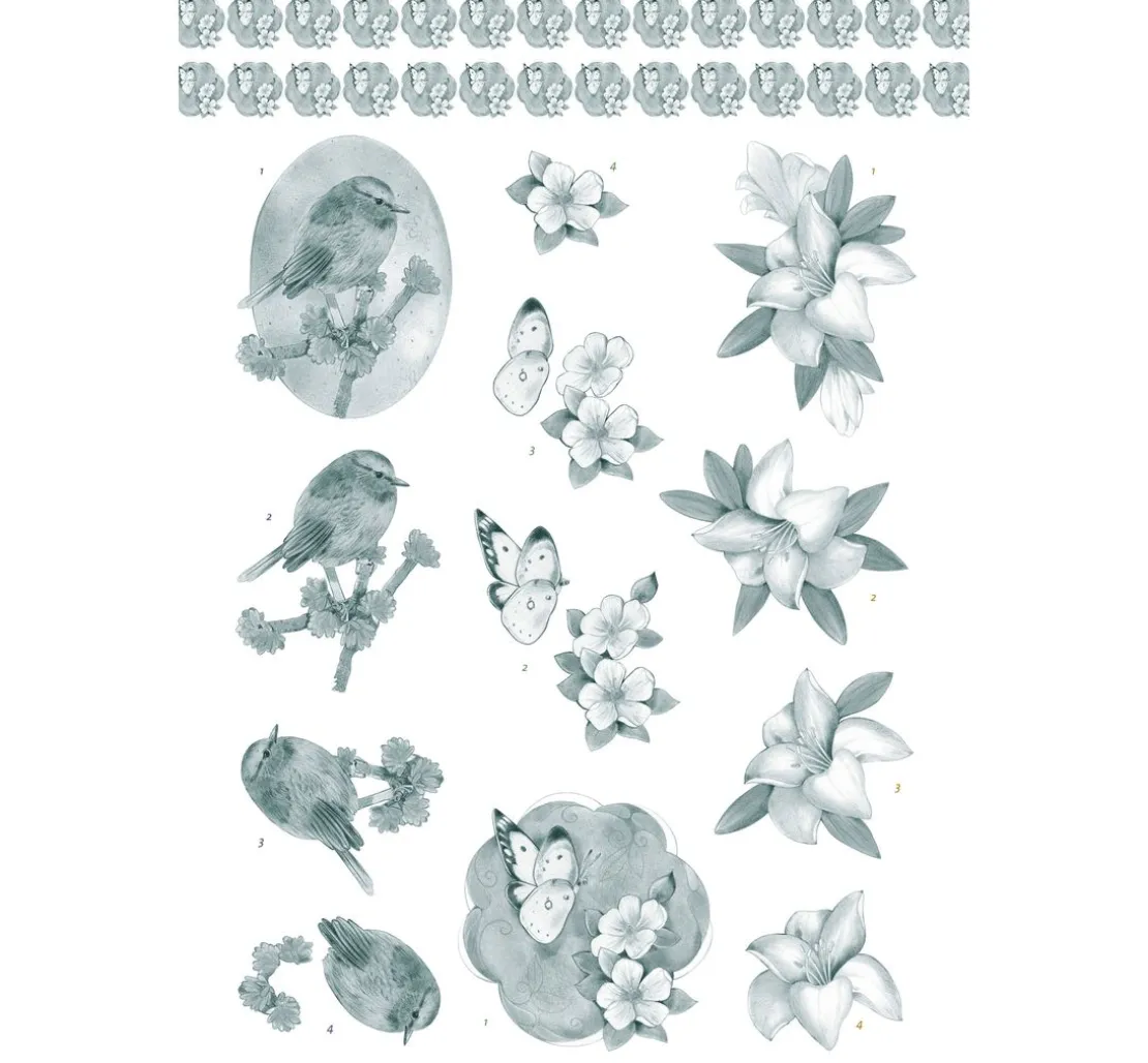 3D-Stanzbogenbuch "Condolences"