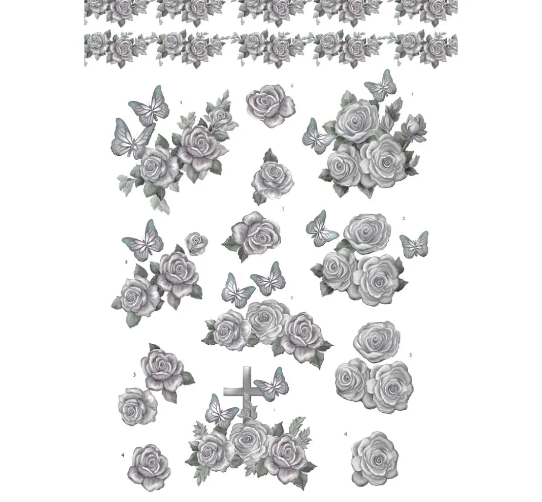 3D-Stanzbogenbuch "Condolences"