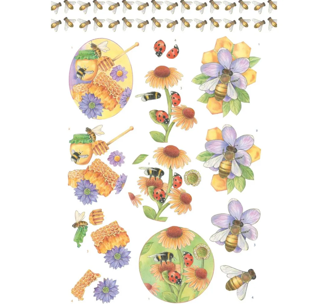3D-Stanzbogenbuch "Spring Animals"