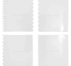 Effektspachtel Set, 4 Stück