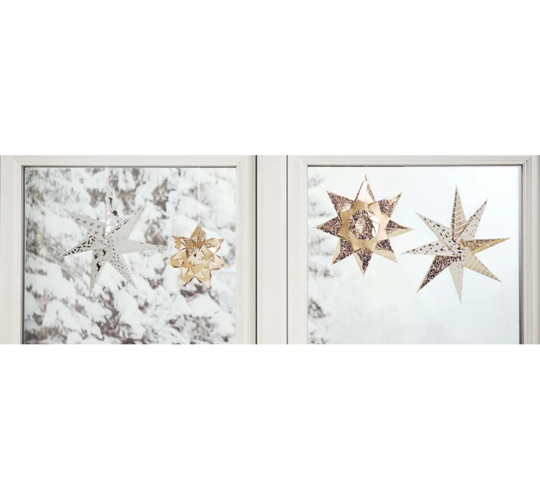Faltpapier "Golden X-Mas"