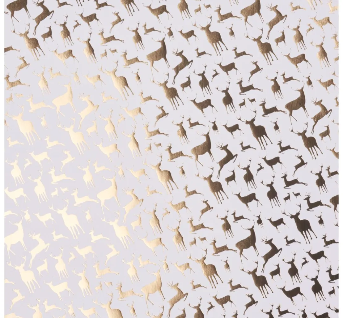 Faltpapier "Golden X-Mas"