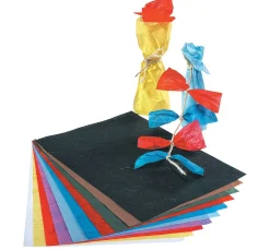 Faserseide, 10 Blatt