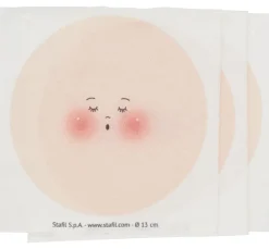 Gesicht auf Trikotstoff 