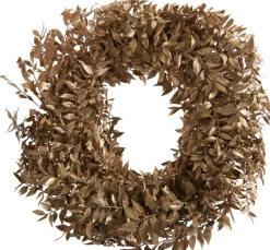 Getrockneter Ruscuskranz "Gold Wash"