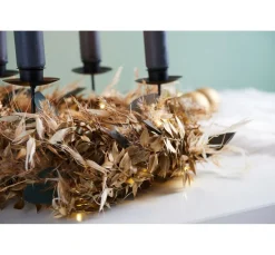 Getrockneter Ruscuskranz "Gold Wash"