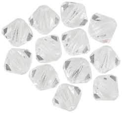 Glasschliffglitzerperlen, 6 mm