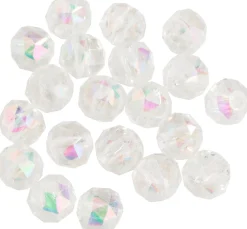 Glasschliffperle Rund, 6 mm