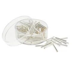 Glasstifte mit Silbereinzug,