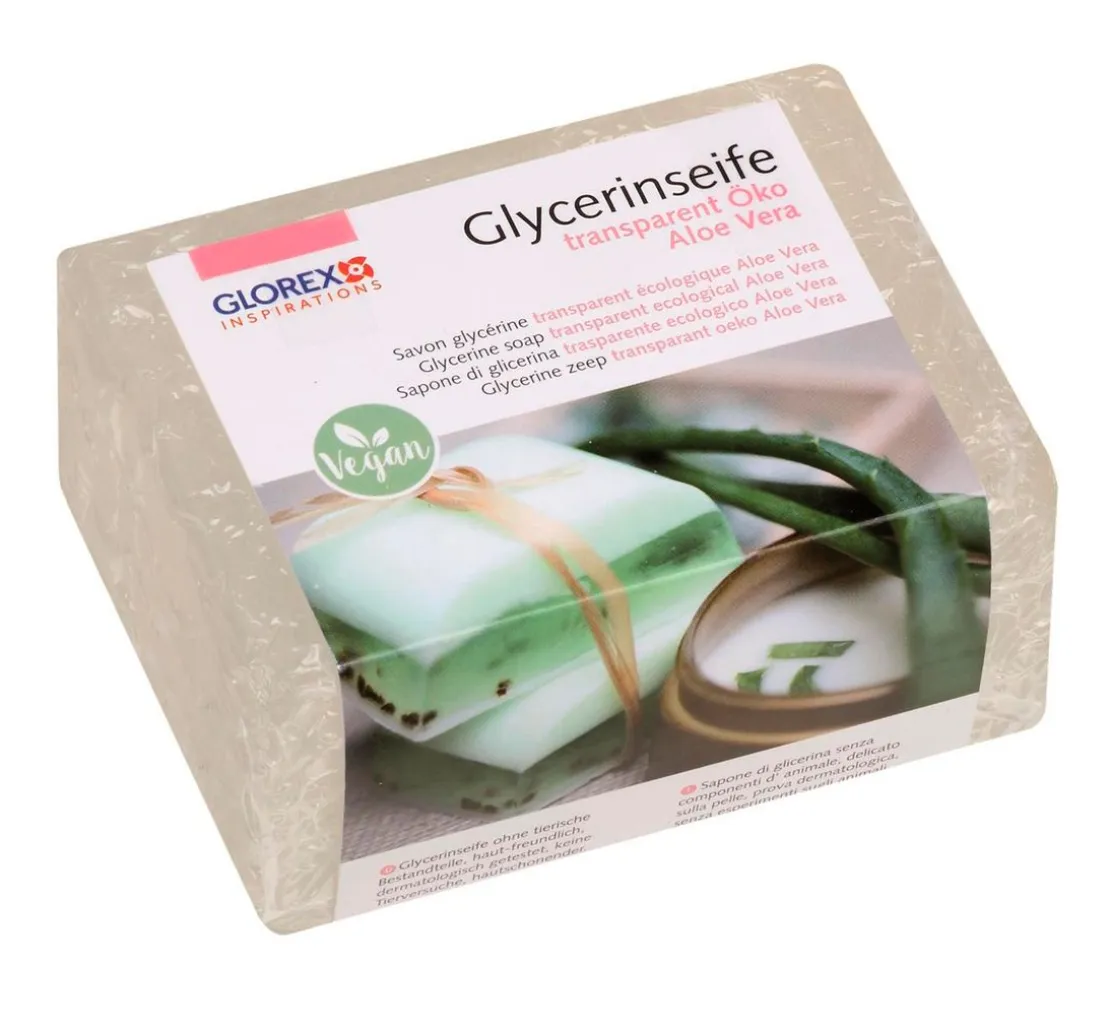 Glycerin Öko-Gießseife "Aloe Vera", transparent